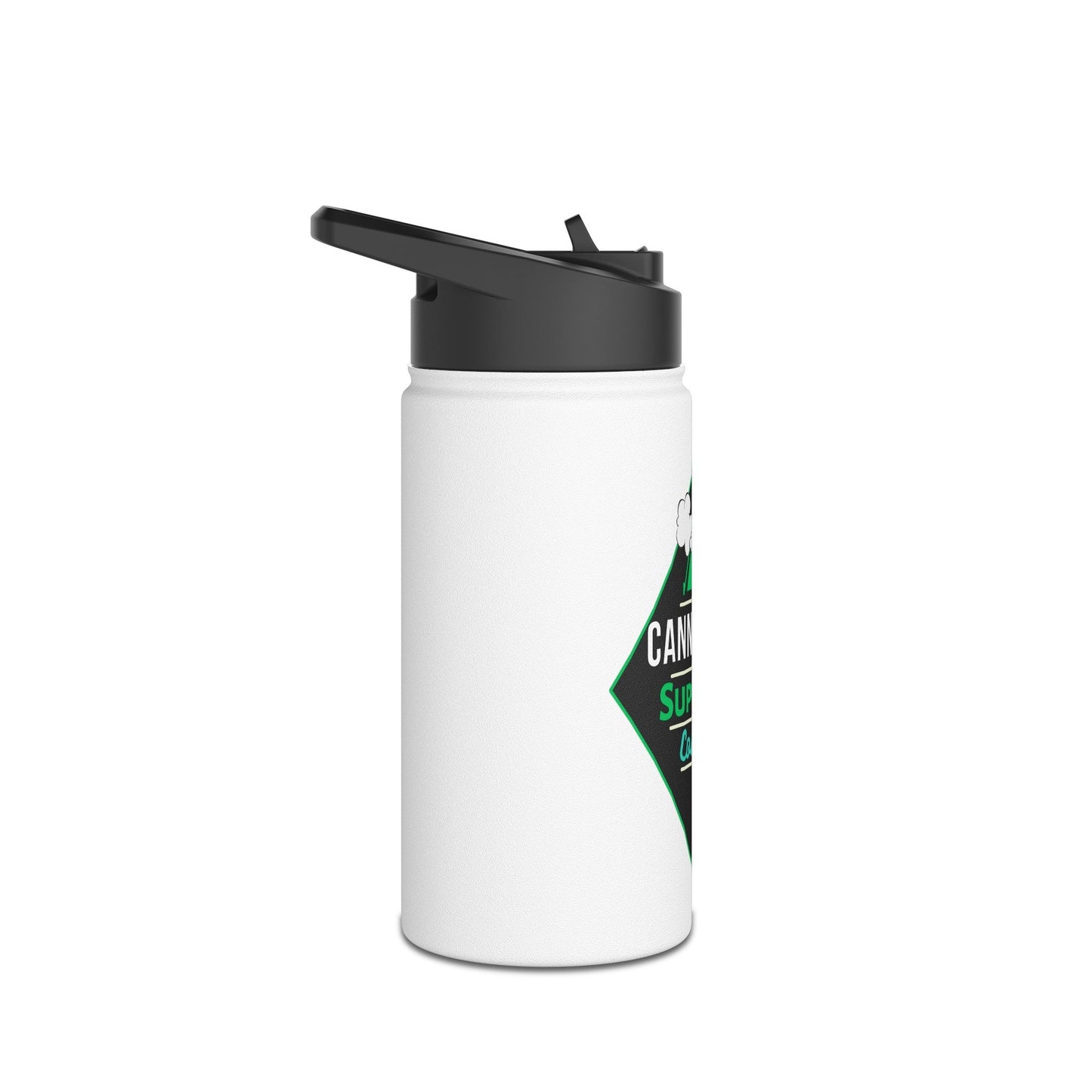 Canna Camp Logo Stainless Steel Water Bottle, Standard Lid - Canna Camp Supply Co