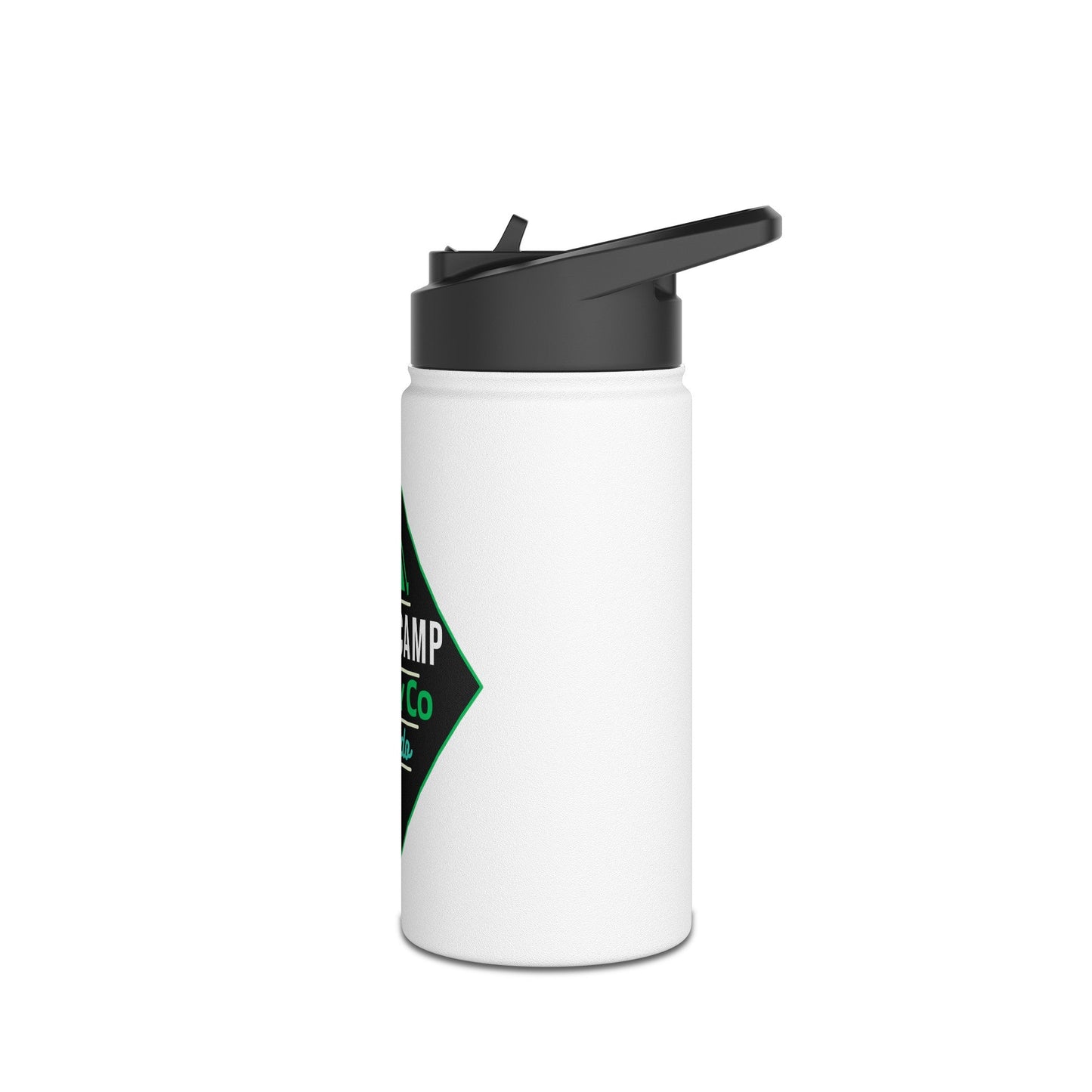 Canna Camp Logo Stainless Steel Water Bottle, Standard Lid - Canna Camp Supply Co