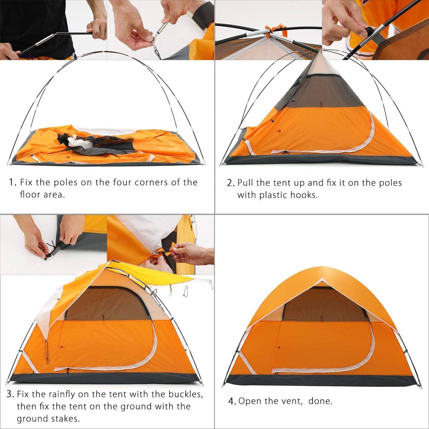 4 Person Camping Tent - Canna Camp Supply Co