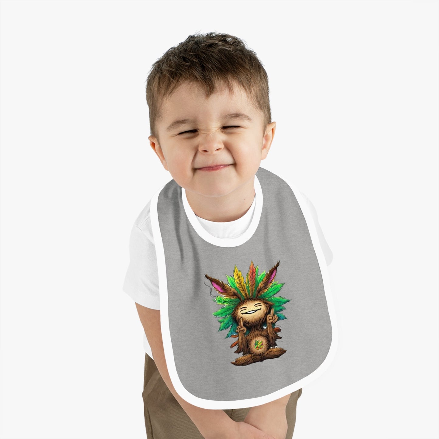 Baby Mascot "Friz"Jersey Bib - Canna Camp Supply Co