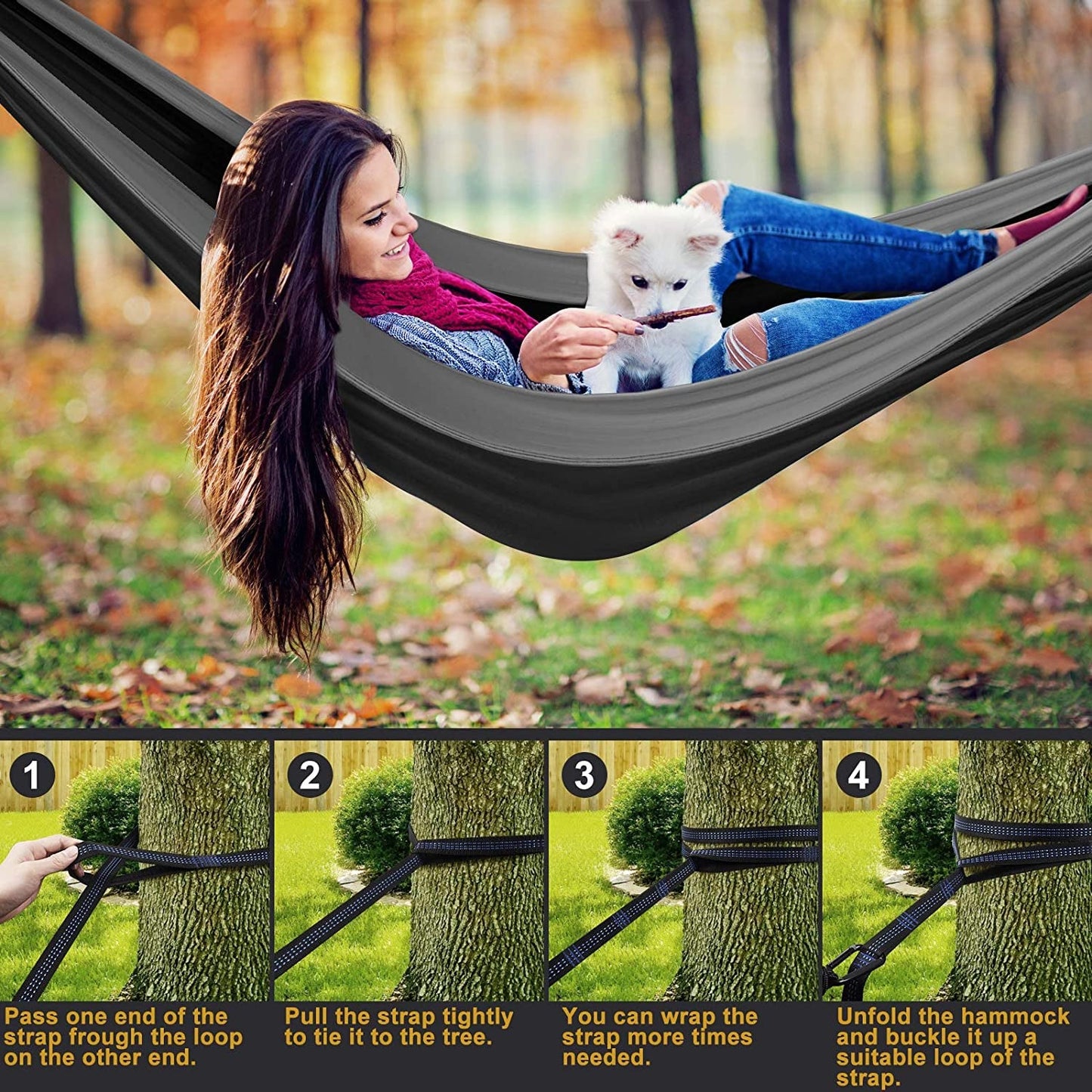 Camping Hammock with Net - Canna Camp Supply Co