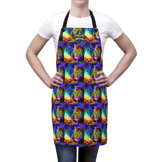 Munchies The Cat Apron (AOP) - Canna Camp Supply Co