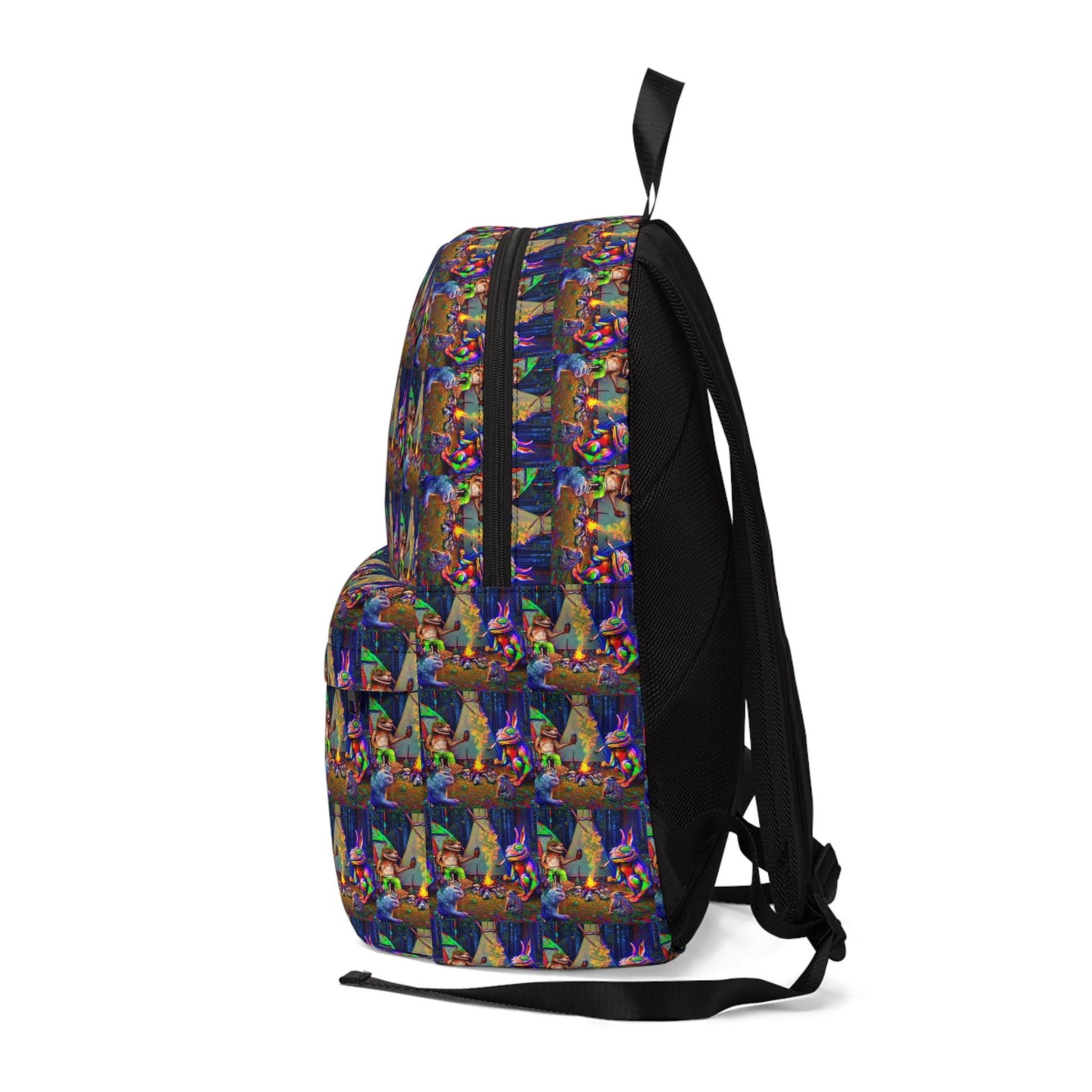 Spaced out pattern Backpack - Canna Camp Supply Co